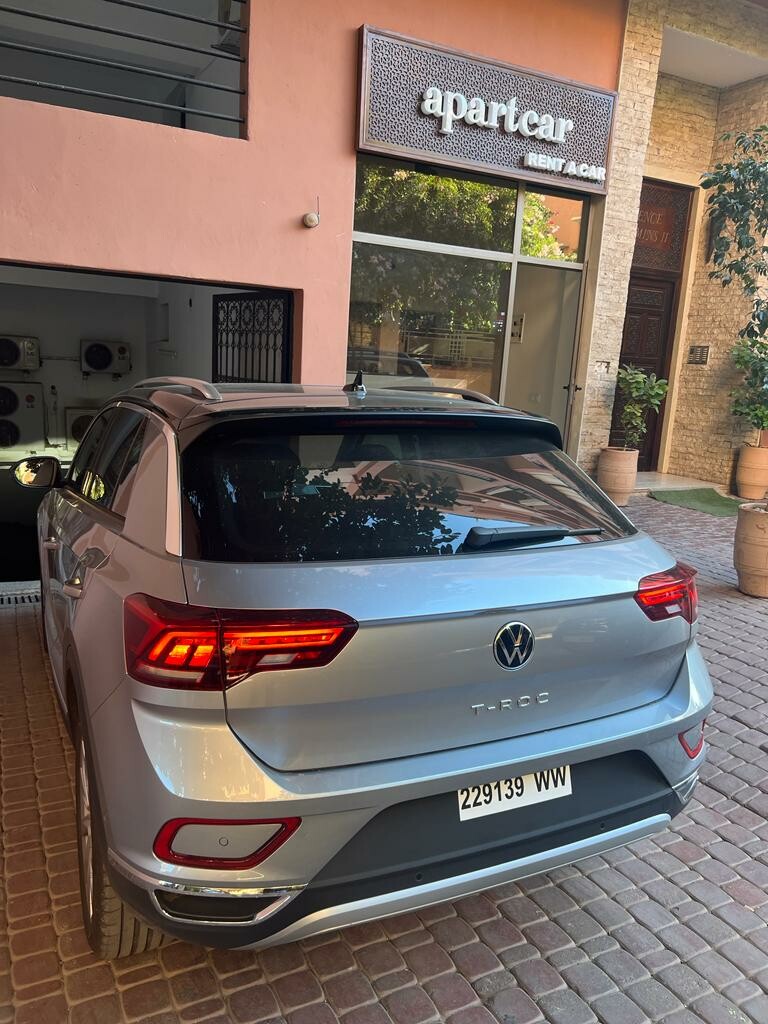 Volkswagen T-Roc automatique à louer à Marrakech